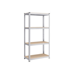SONGMICS heavy-duty shelving unit, silver