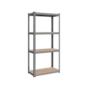 SONGMICS heavy-duty shelf with steel frame and 4 adjustable shelves