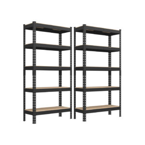 SONGMICS Heavy-duty shelf with 5 shelves 30 x 75 x 150 cm black