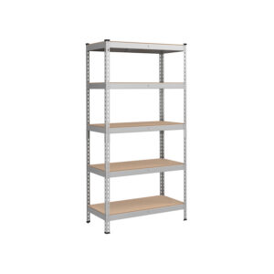 SONGMICS Heavy-duty shelf with 5 shelves 45 x 90 x 180 cm silver