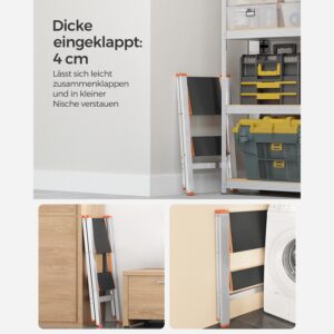 SONGMICS 2-step ladder