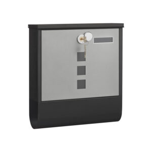 SONGMICS brevlåda med tidningsfack och namnskylt