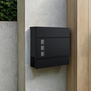 SONGMICS brevlåda svart