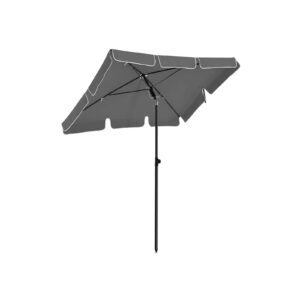 SONGMICS Balcony Parasol, Gray