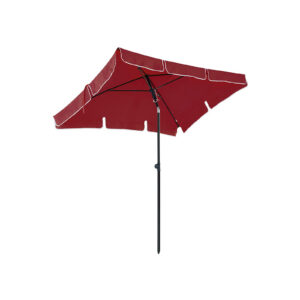 SONGMICS 200 ? 125 cm parasol, r?d