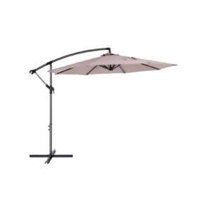 SONGMICS Cantilever Parasol Taupe