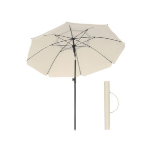 SONGMICS Beach Parasol, Beige