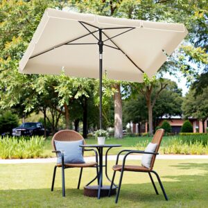 SONGMICS aurinkovarjo 230 x 150 cm, parvekeaurinkovarjo UPF 50+, aurinkosuoja