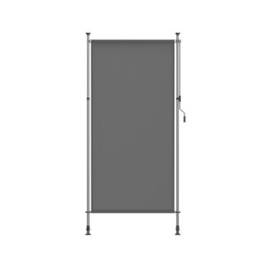 SONGMICS korkeussäädettävä pystysuora markiisi 120 x (220-300) cm antrasiitinharmaa