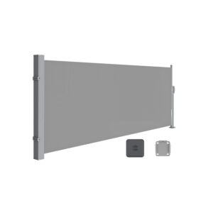 SONGMICS sidefortelt med rustfri st?lkasse og udtr?kkelig