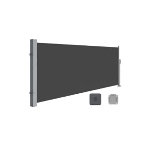 SONGMICS sidefortelt med rustfri st?lkasse og udtr?kkelig