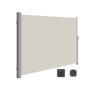 SONGMICS sidefortelt 180 x 350 cm taupe