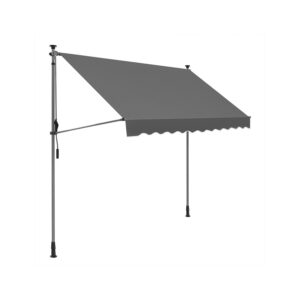 SONGMICS clamp-on awning 350 x 130 cm with crank