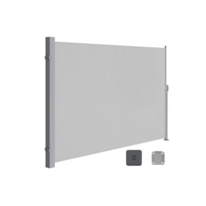 SONGMICS sidefortelt, udtr?kkeligt, 200 x 400 cm, solafsk?rmning