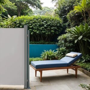 SONGMICS stativ til markisekasse, kun egnet til SONGMICS aluminiums-enkeltmarkiser