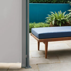 SONGMICS gulvbeslag til markisestolper, kun egnet til SONGMICS aluminiums-sidemarkiser