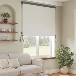 SONGMICS lodret markise, udtr?kkelig, vertikal markise til terrasse