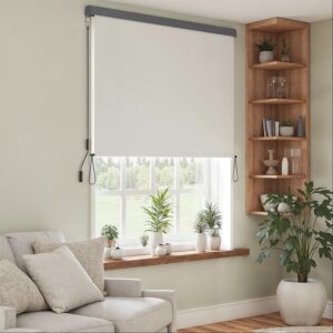 SONGMICS lodret markise, udtr?kkelig, vertikal markise til terrasse