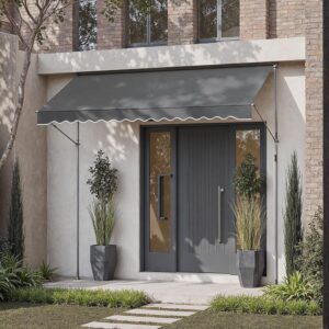 SONGMICS clamp awning, balcony awning, height-adjustable