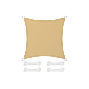 SONGMICS aurinkopurje 3 x 4 m, savuharmaa, vesipatsas