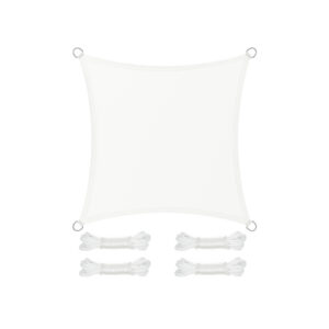 SONGMICS aurinkopurje 3 x 4 m UV-suoja 93 % suorakulmainen savuharmaa