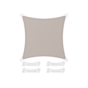 SONGMICS aurinkopurje 3 x 4 m UV-suoja 93 % suorakulmainen savuharmaa
