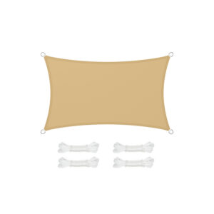 SONGMICS aurinkopurje 3 x 4 m, vesipatsas, suorakulmainen