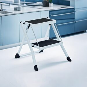 SONGMICS Step Ladder, 2-Step Ladder, Folding Step