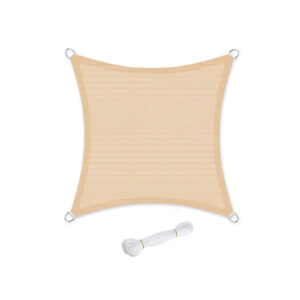 SONGMICS 3 x 3 m solsejl af HDPE