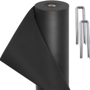 SONGMICS Black Weed Barrier Fabric 50 m² (1 m x 50 m)