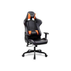 SONGMICS Gamingstol Sort-orange