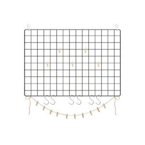 SONGMICS Gitterwand med tilbeh?r Sort