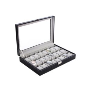 SONGMICS Large Watch Box for 24 Watches