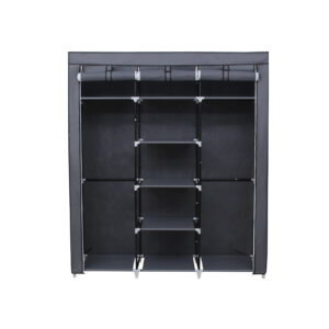 SONGMICS Large Fabric Cabinet 175 x 150 cm Gray