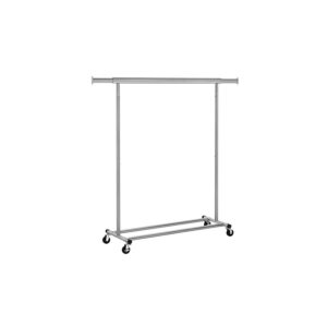 SONGMICS clothes rack on casters, load capacity up to 90 kg, dove gray