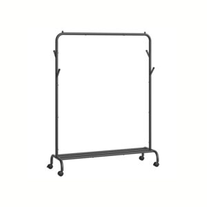 SONGMICS coat rack on casters 103.5 cm wide ink black