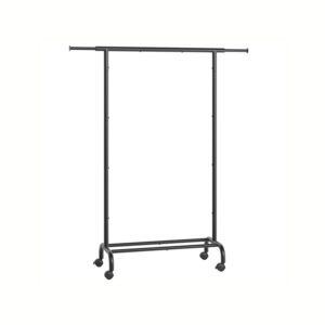 SONGMICS clothes rack on casters, load capacity up to 45 kg, ink black