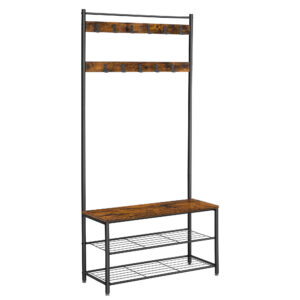 VASAGLE vaatekaappi 3 hyllyllä