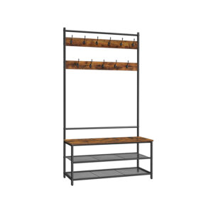 VASAGLE vaateripustin 11 koukulla