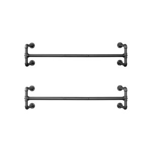 SONGMICS 2-piece clothes rail set