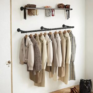 SONGMICS klädstång för väggmontering