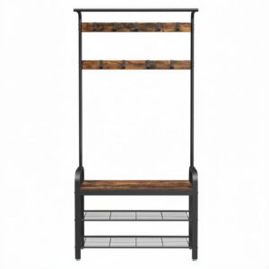 VASAGLE vaatekaappi 3 hyllyllä