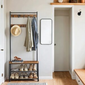 VASAGLE vaatekaappi, vaateripustin, vaateripustin