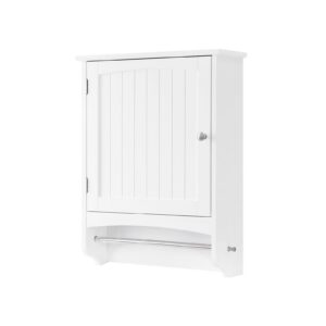 VASAGLE wall cabinet with towel rail