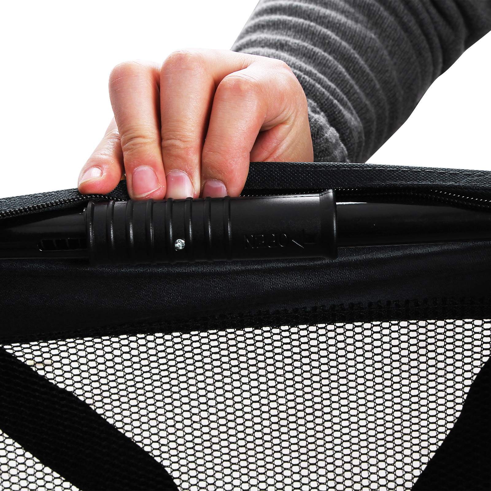 Feandrea lemmikkien kuljetuskassi, musta, XL - Image 6