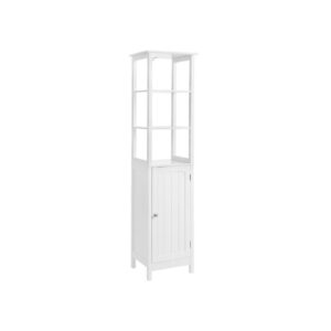 VASAGLE tall cabinet for the bathroom, white
