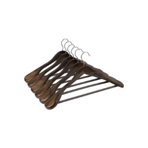 SONGMICS puinen henkari leveillä olkapäillä