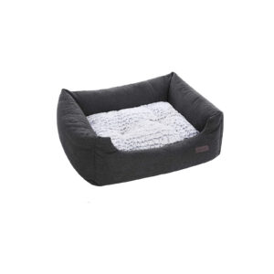 Feandrea dog basket with reversible cushion 80 x 60 x 26 cm