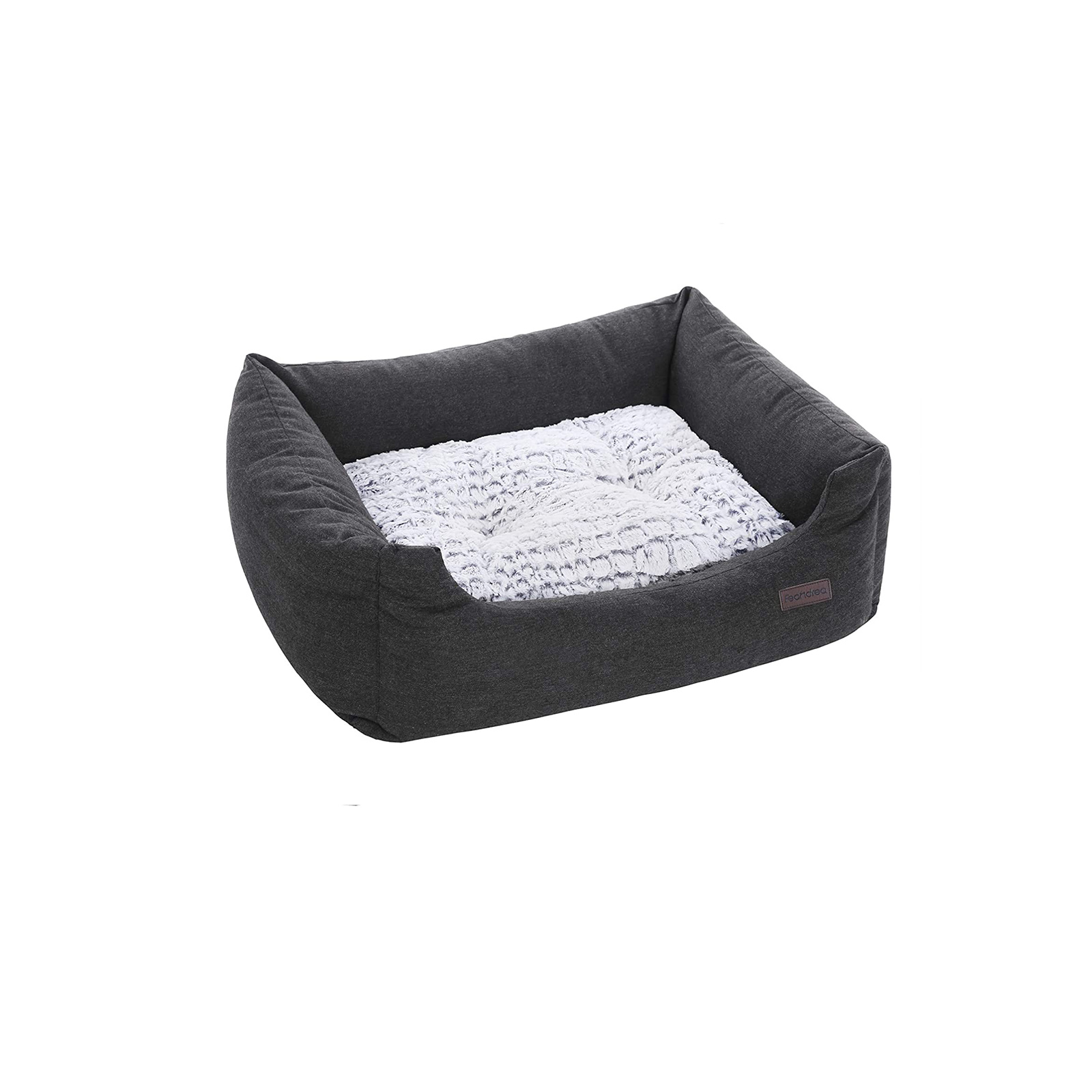 Feandrea dog basket with reversible cushion 80 x 60 x 26 cm