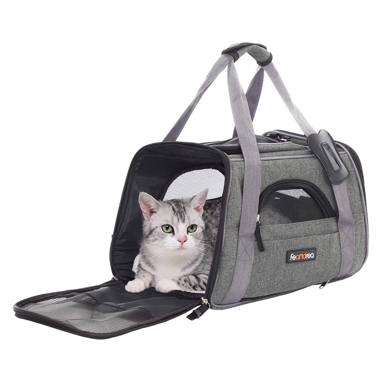 Feandrea koiran kantolaukku tummanharmaa